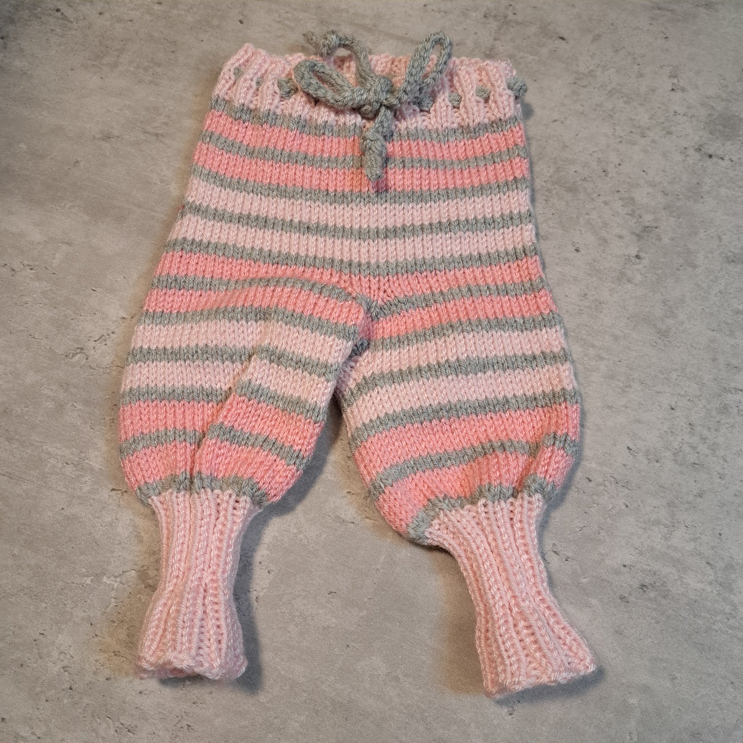 Handknit Monster Pants - 0-3 months size (22-02)