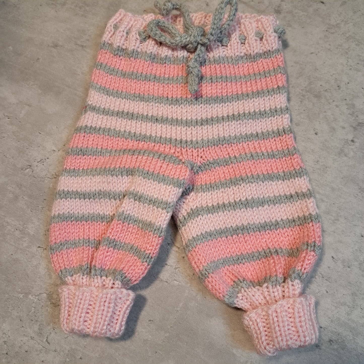 Handknit Monster Pants - 0-3 months size (22-02)