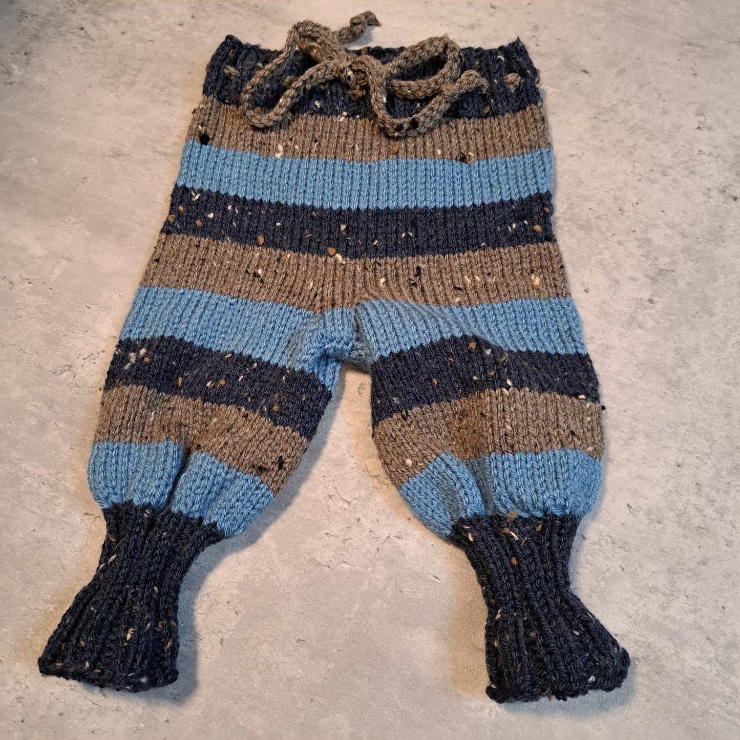 Handknit Monster Pants - 0-3 months size (24-02)