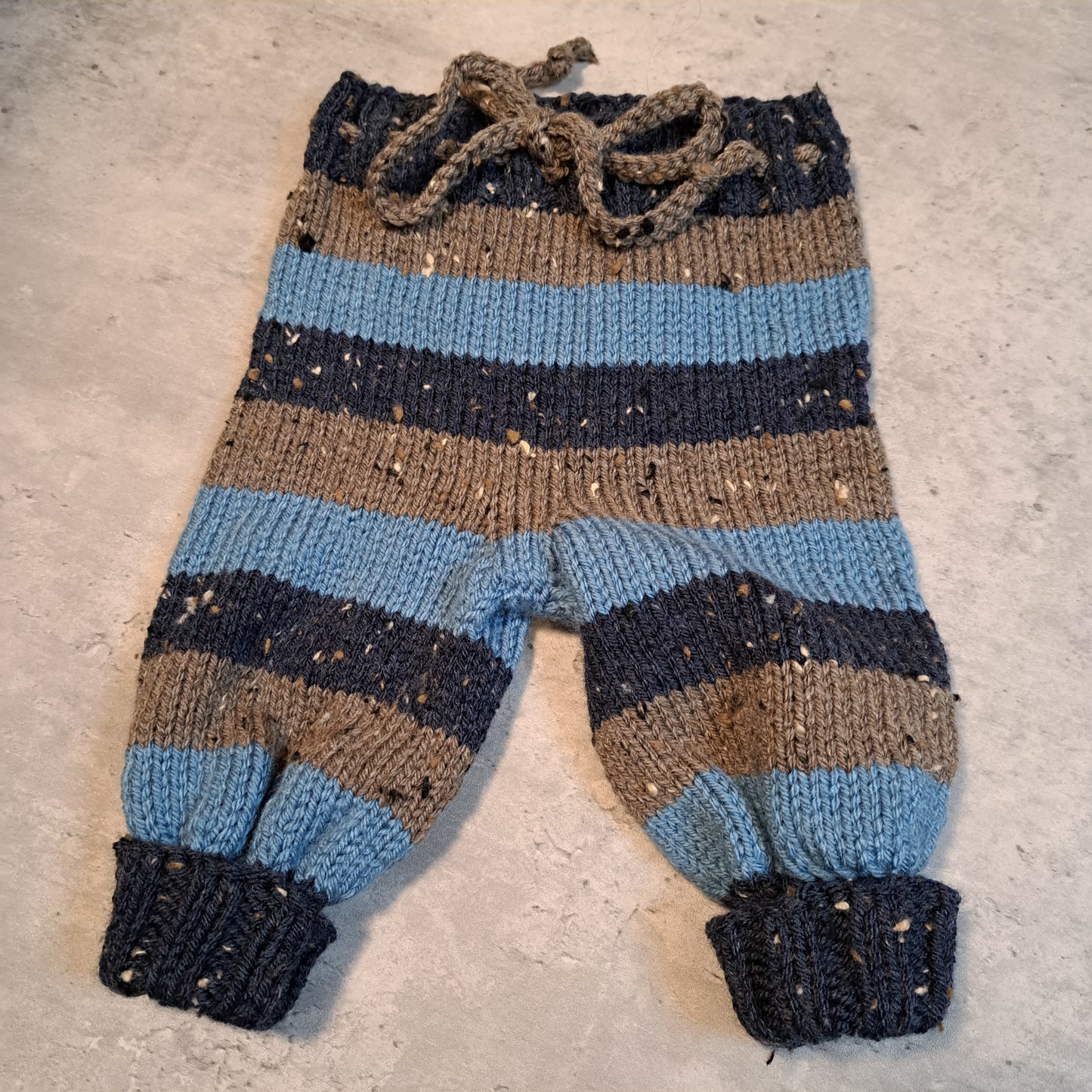 Handknit Monster Pants - 0-3 months size (24-02)