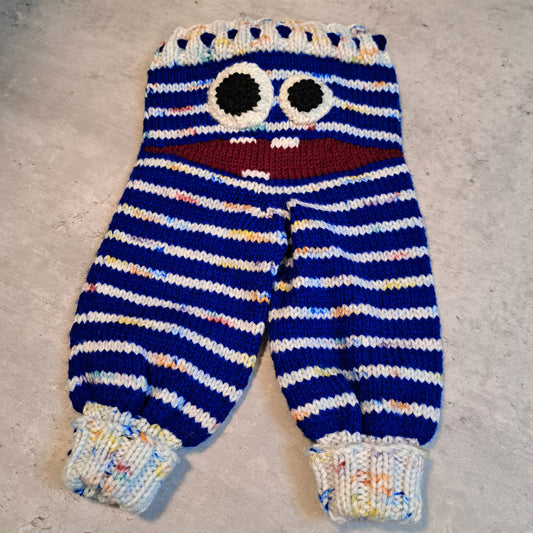 Handknit Monster Pants - 3-6 months size (22-02)