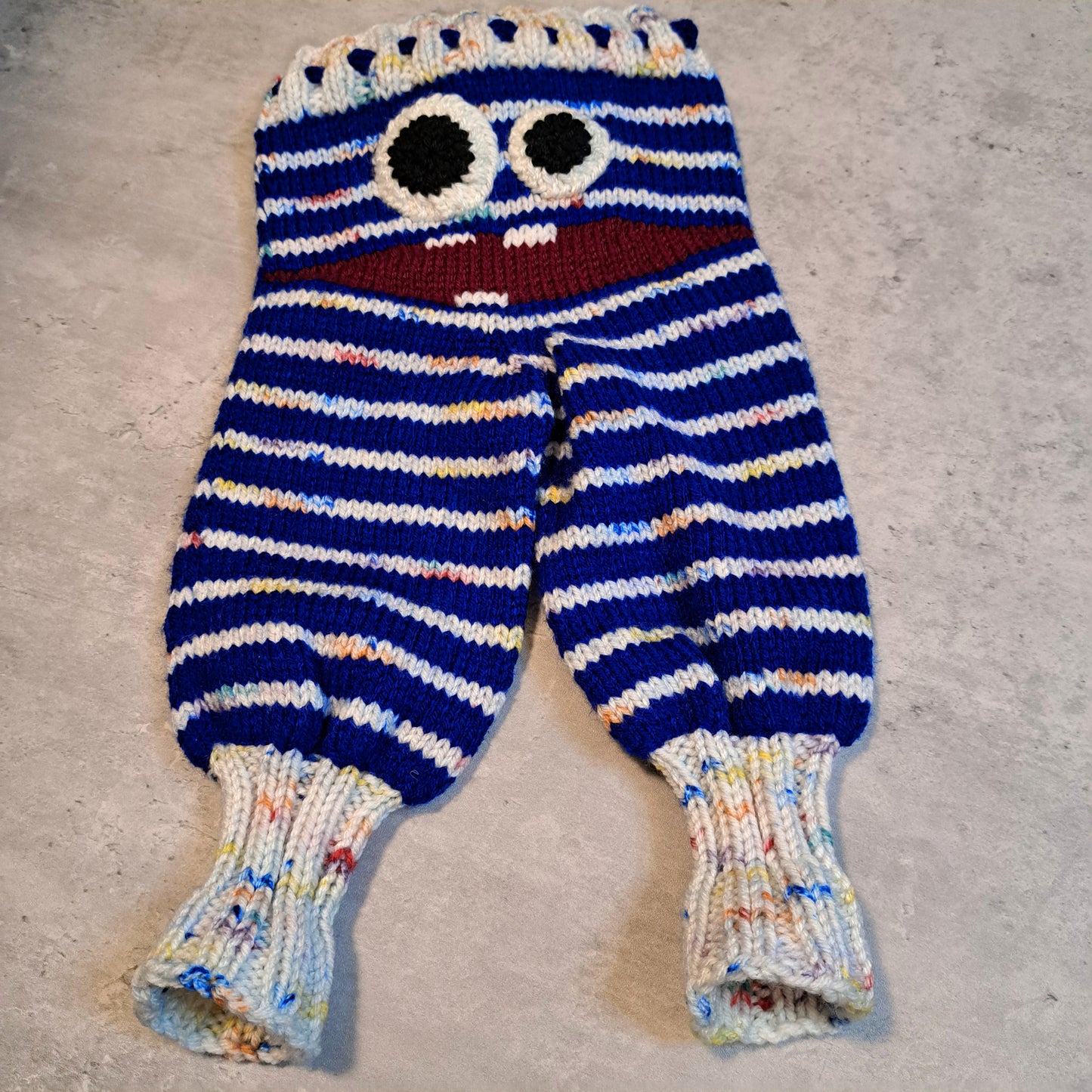 Handknit Monster Pants - 3-6 months size (22-02)