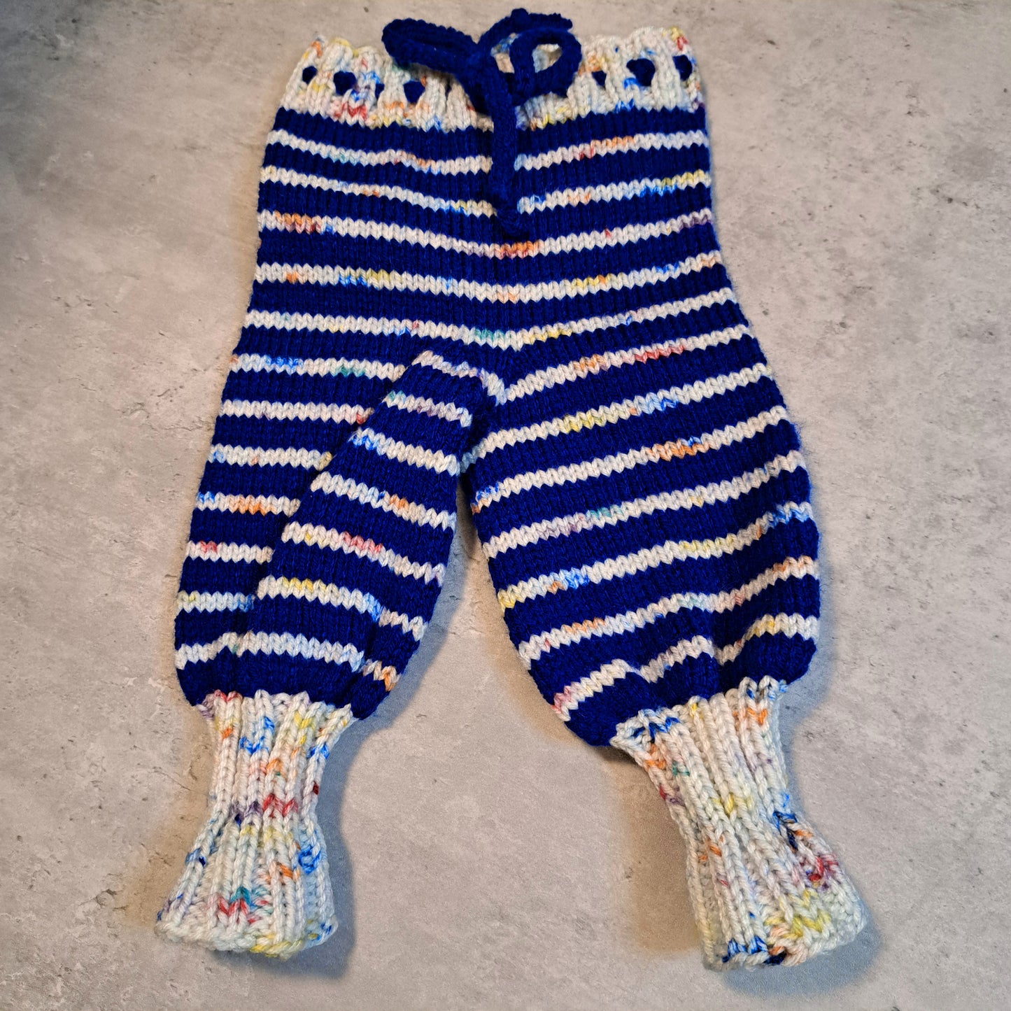 Handknit Monster Pants - 3-6 months size (22-02)