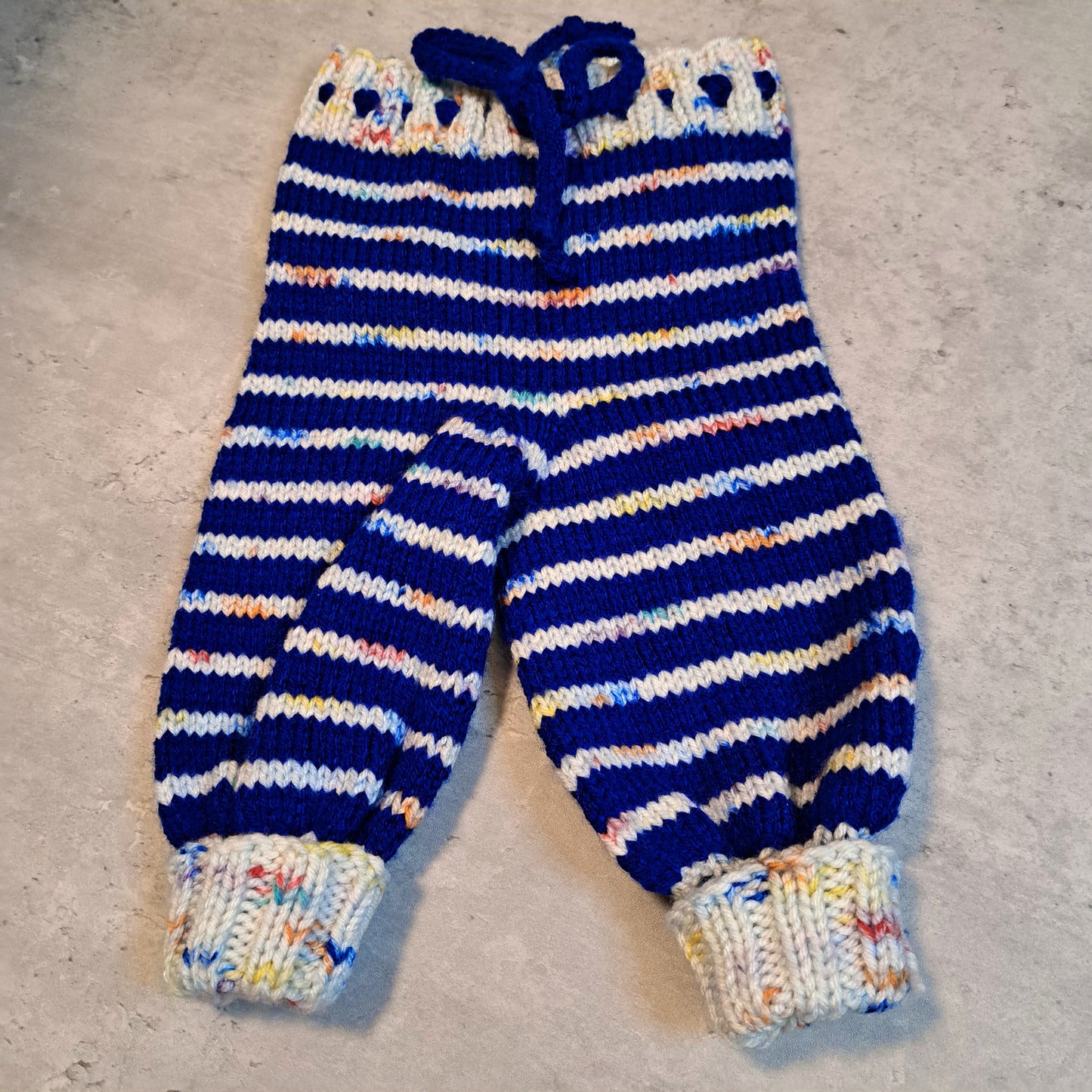 Handknit Monster Pants - 3-6 months size (22-02)