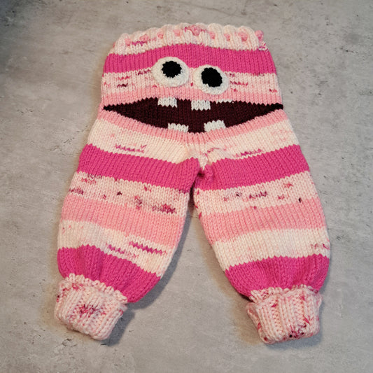 Handknit Monster Pants - 3-6 months size (23-03)