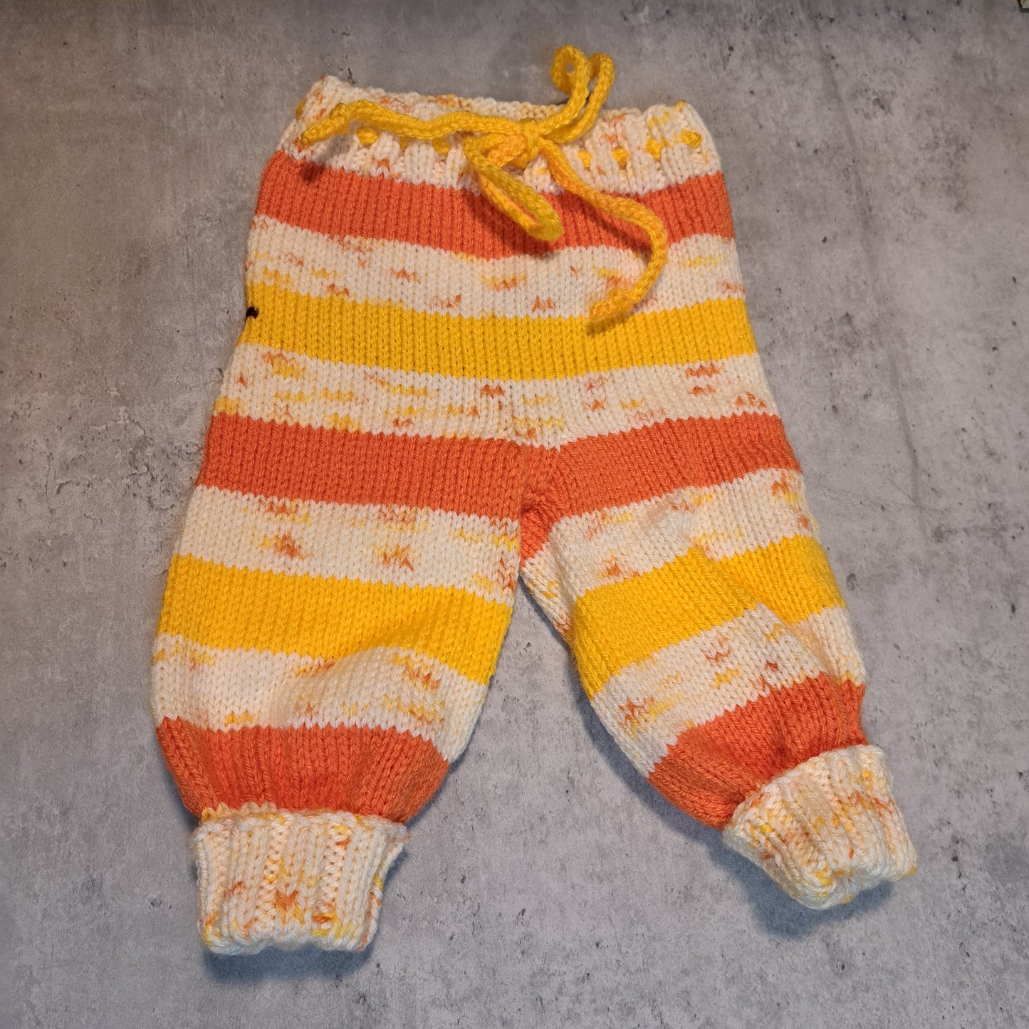 Handknit Monster Pants - 6-9 months size (24-03)