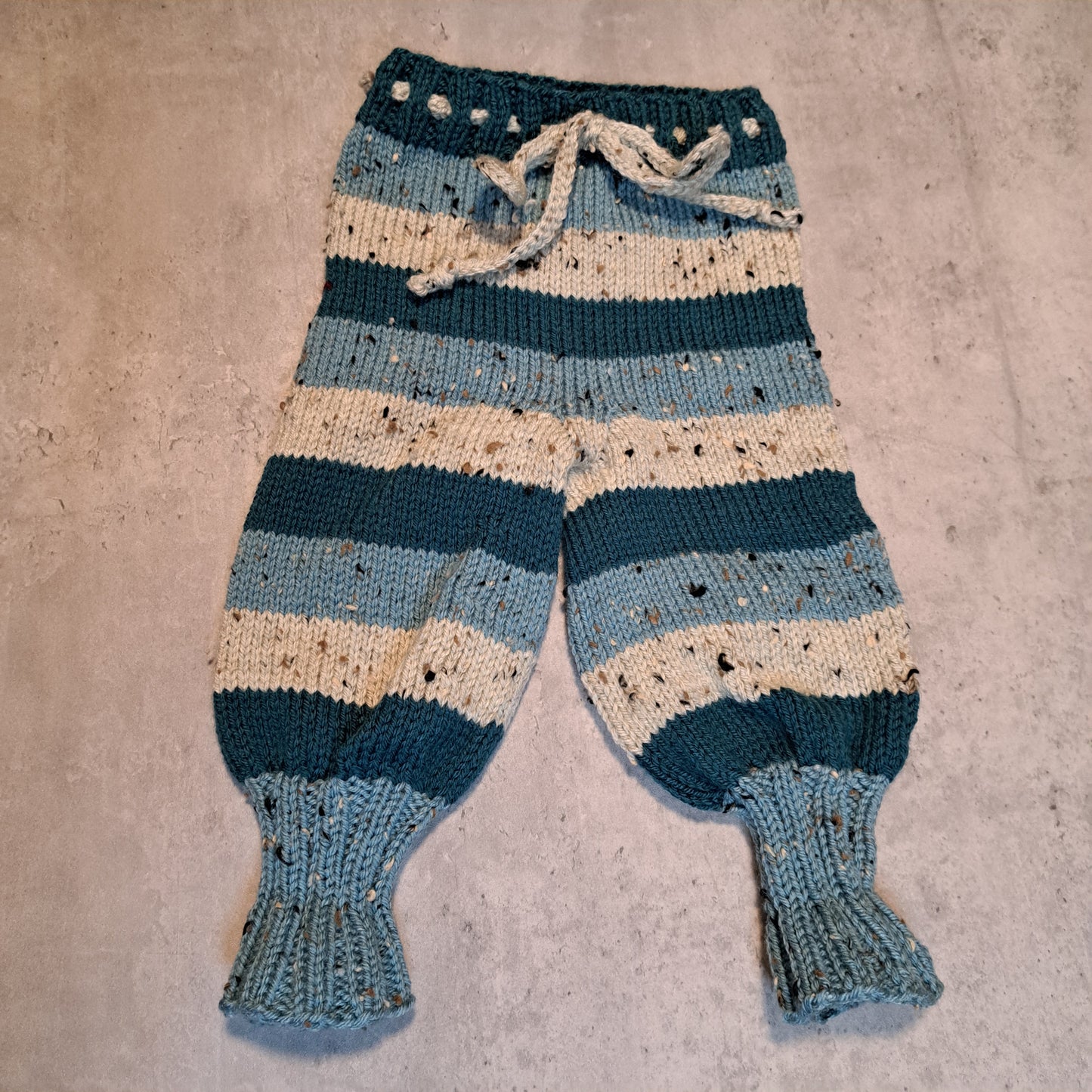 Handknit Monster Pants - 6-9 months size (24-04)