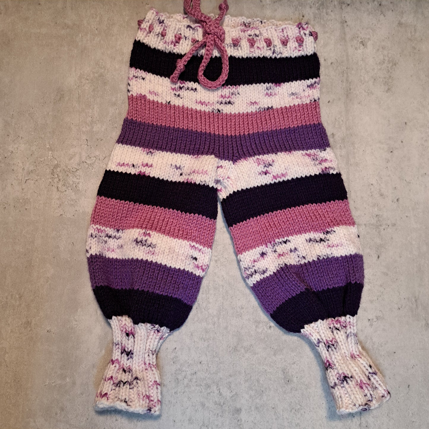 Handknit Monster Pants - 9-12 months size (23-04)