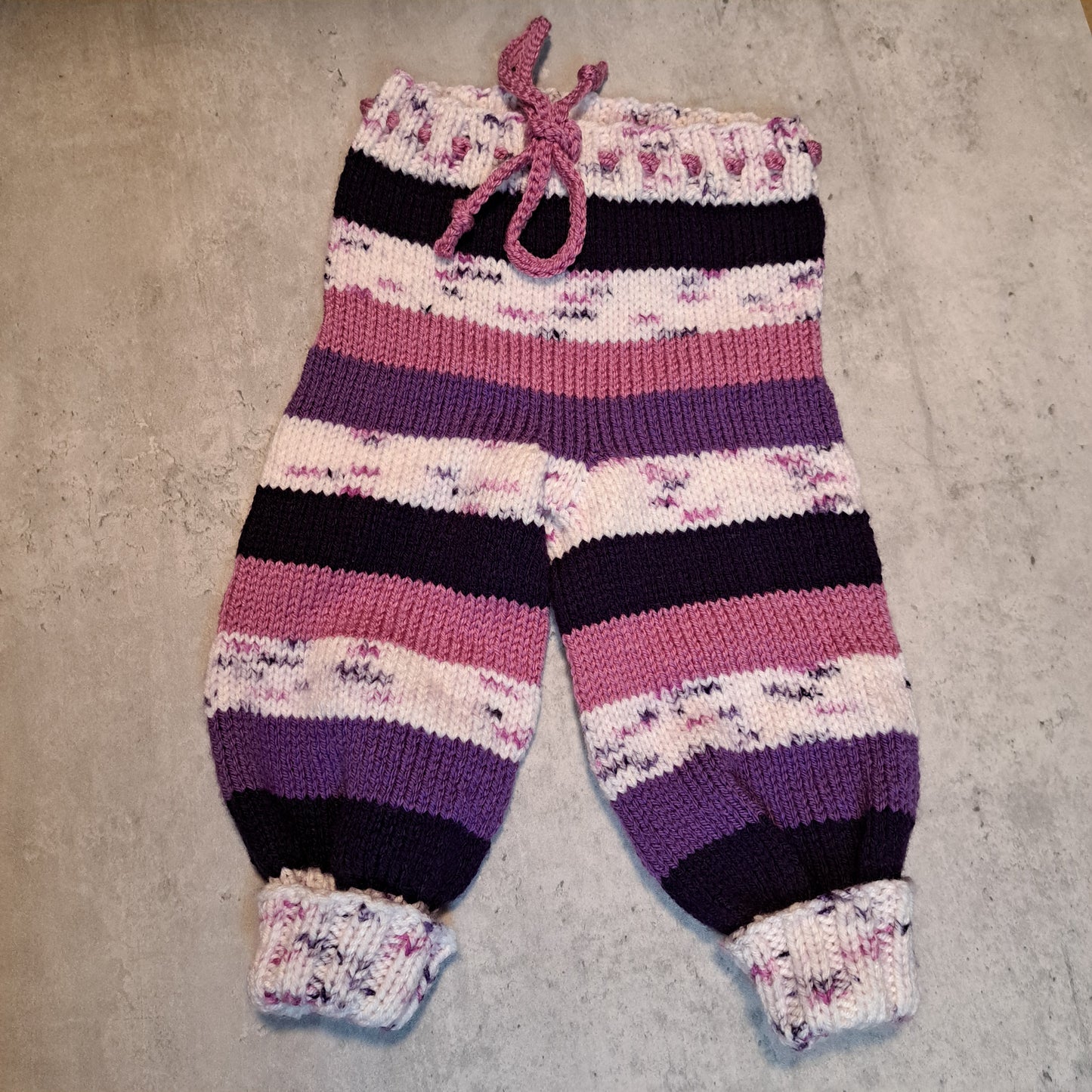 Handknit Monster Pants - 9-12 months size (23-04)