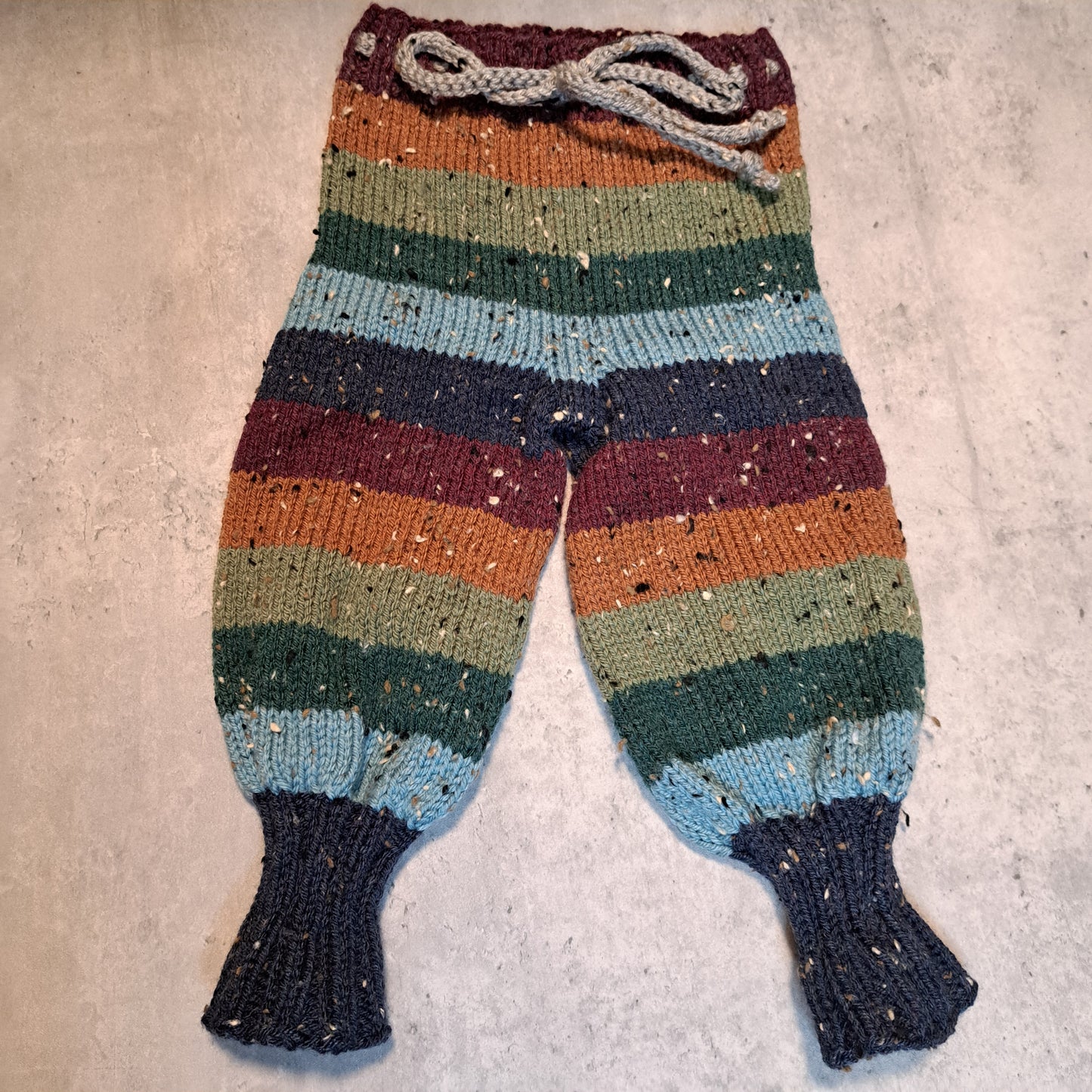 Handknit Monster Pants - 9-12 months size (24-02)