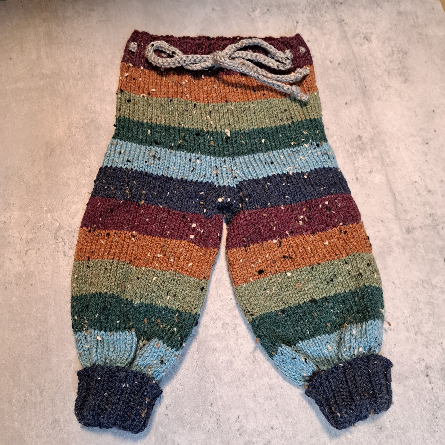 Handknit Monster Pants - 9-12 months size (24-02)