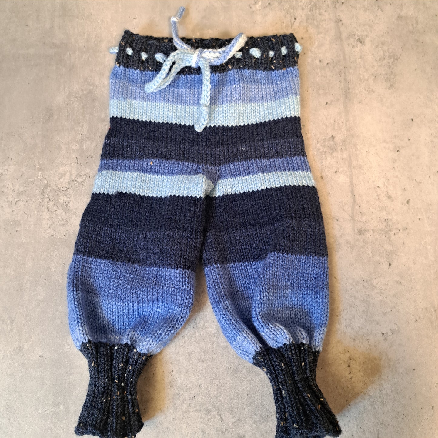 Handknit Monster Pants - 9-12 months size (25-01)