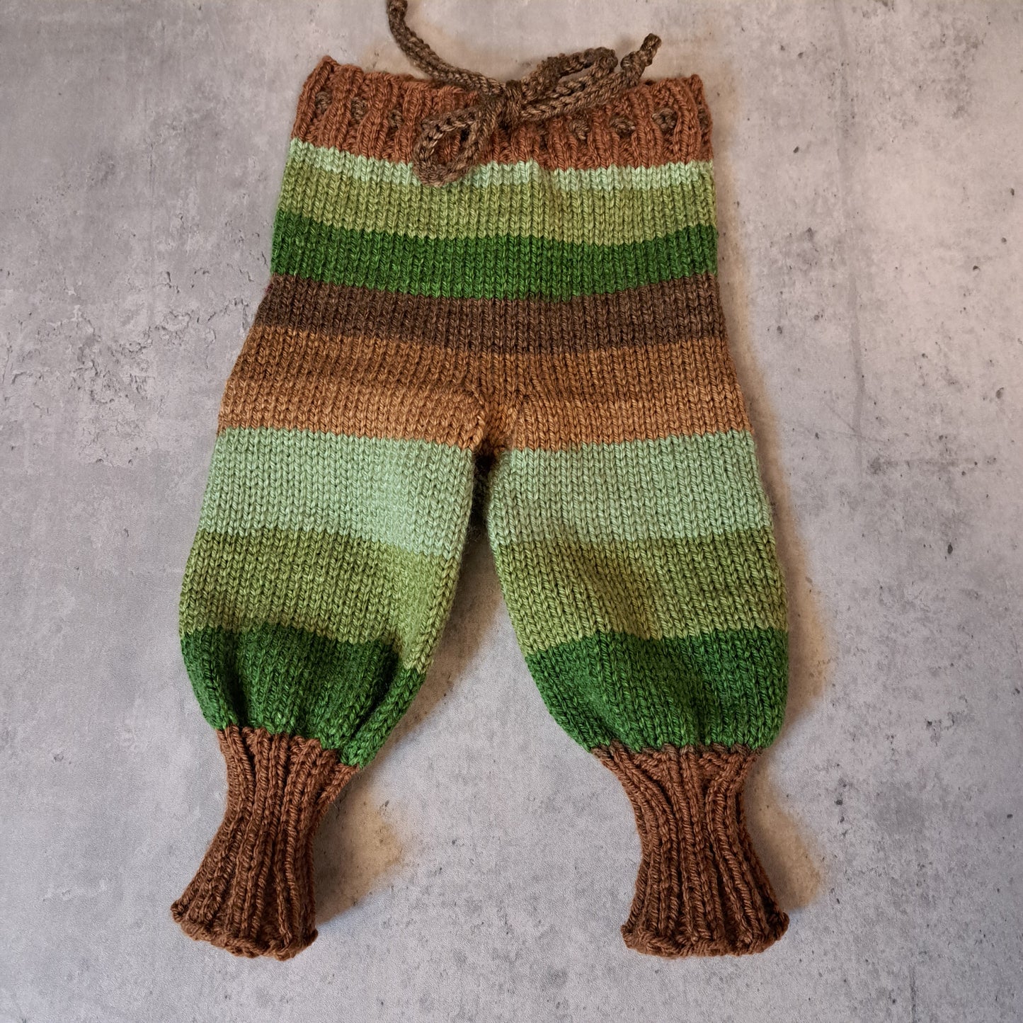 Handknit Monster Pants - 3-6 months size (25-02)