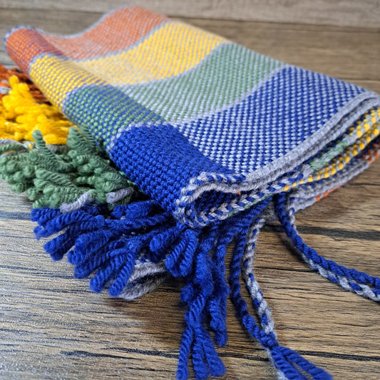 Handwoven Colorblock Scarf