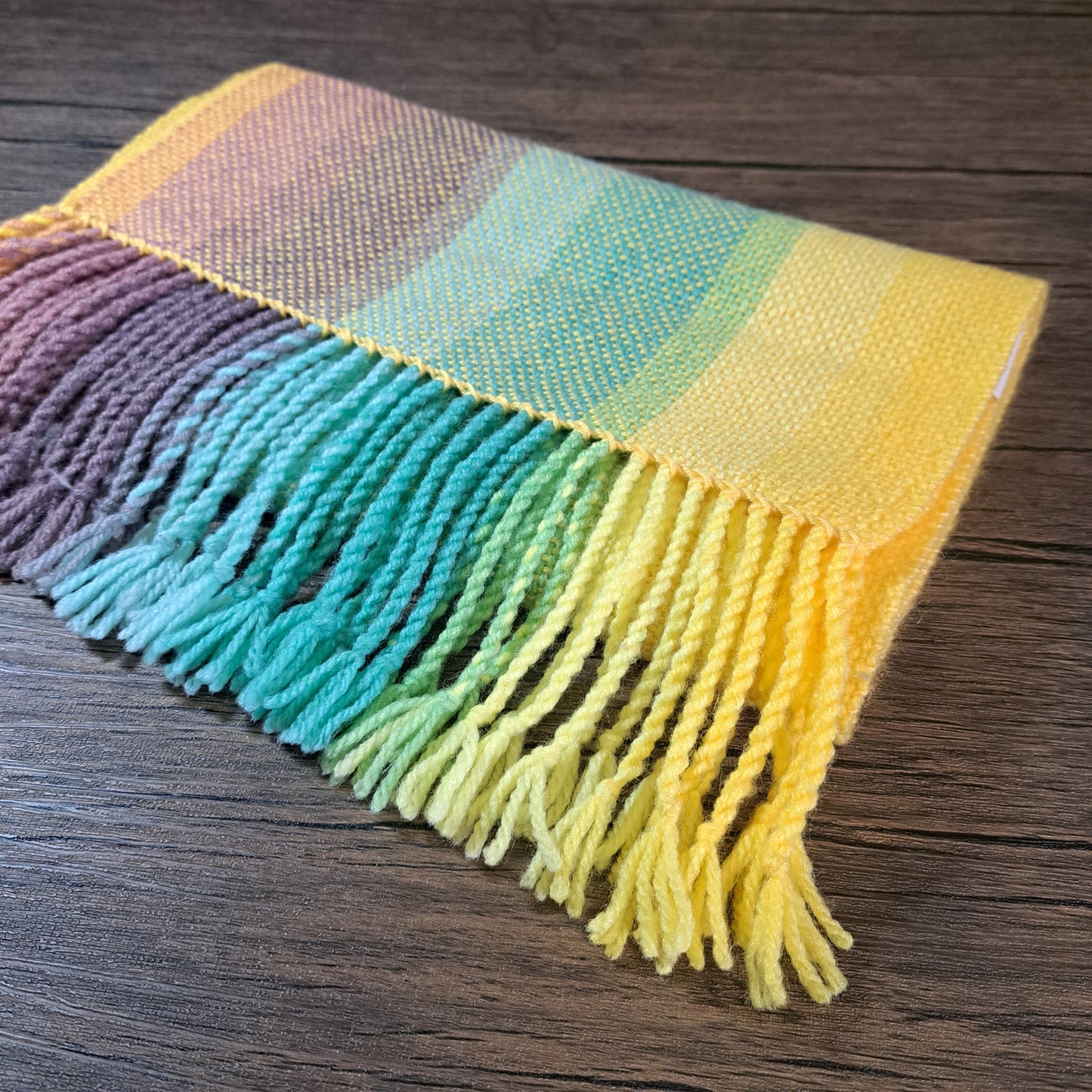 Handwoven Valkyrie Cotton and Acrylic Scarf