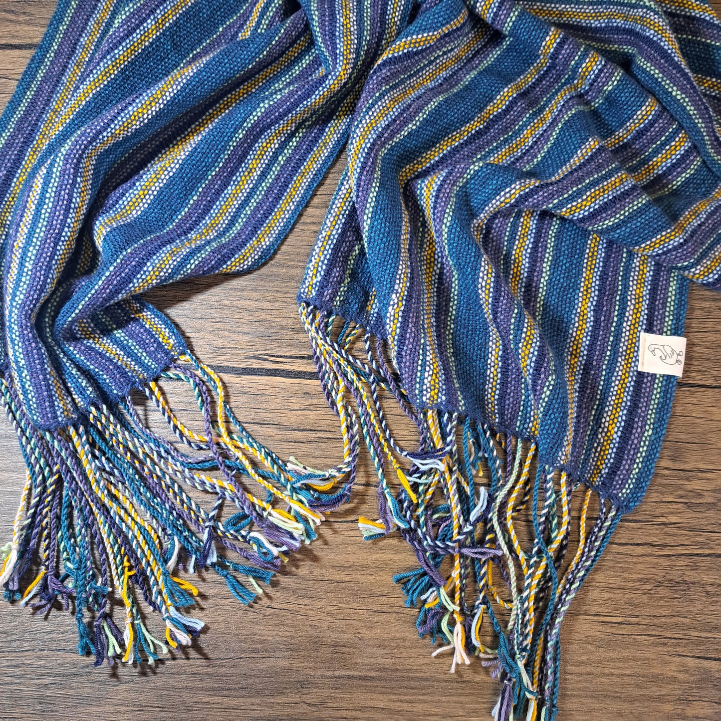 Handwoven Navy+ Lightweight Scarf