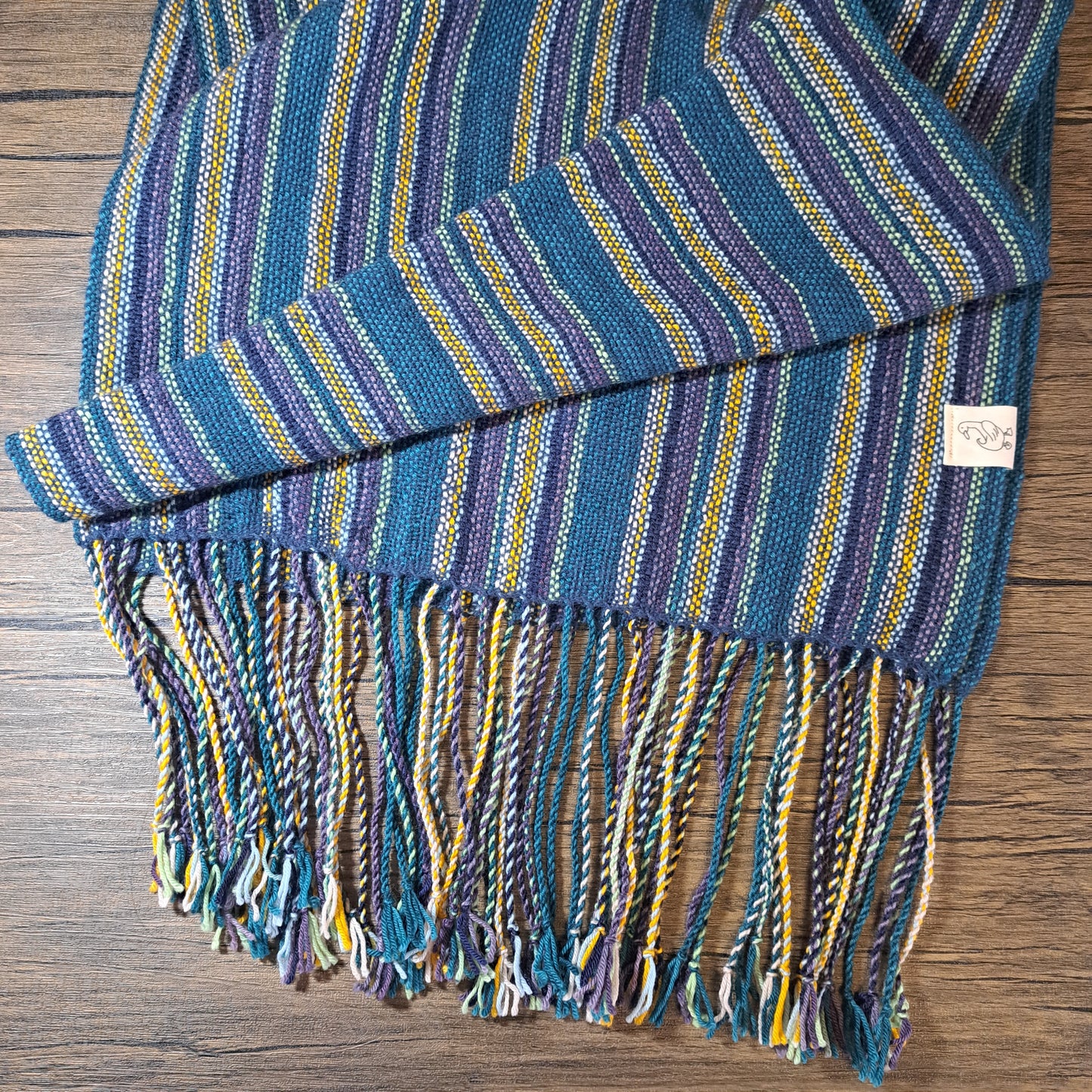 Handwoven Navy+ Lightweight Scarf