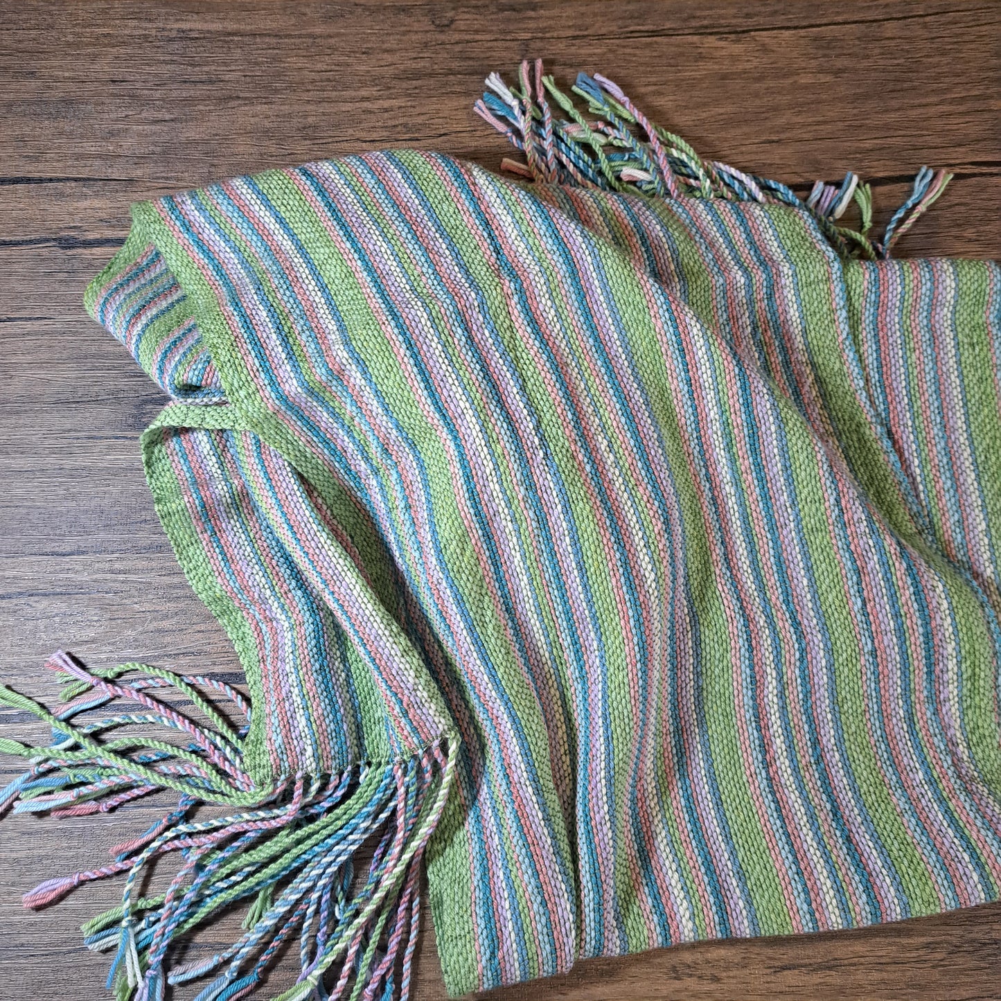 Handwoven Sage Green+ Lightweight Scarf