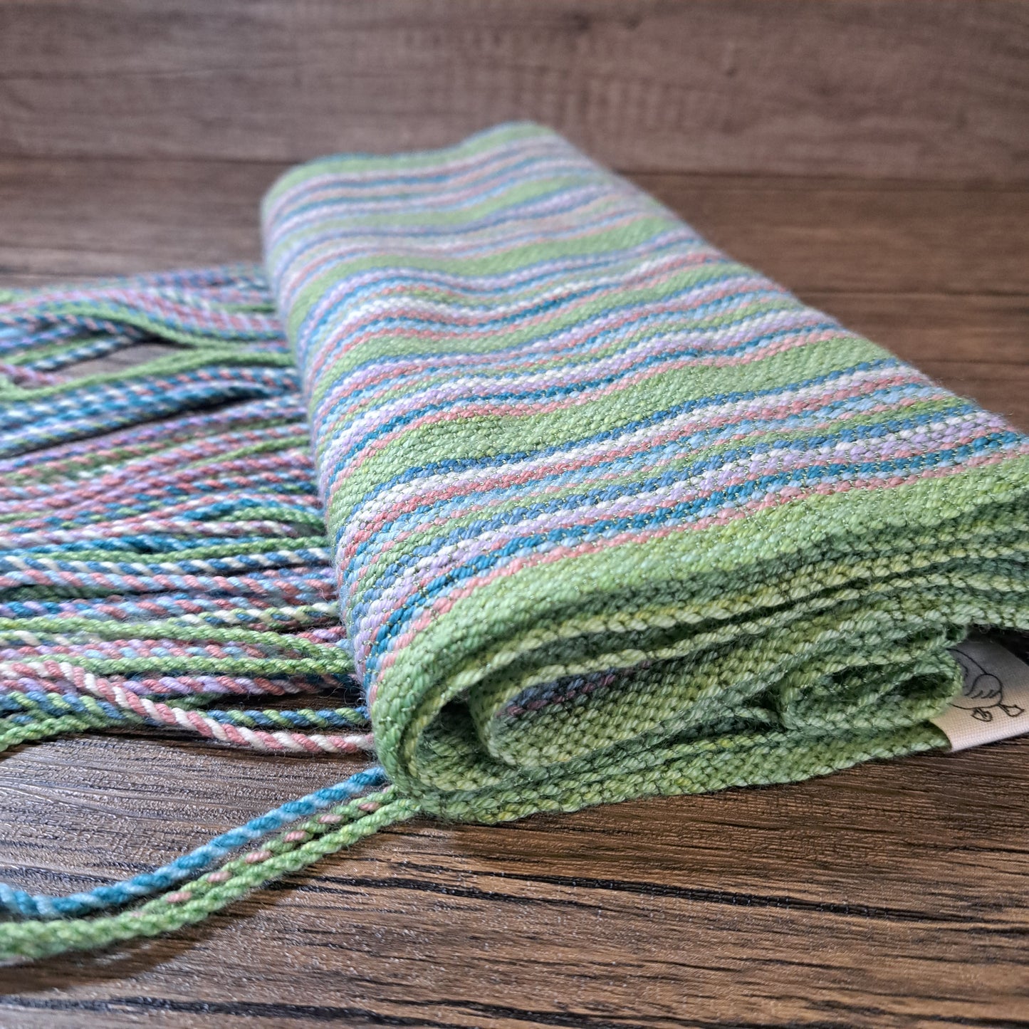 Handwoven Sage Green+ Lightweight Scarf